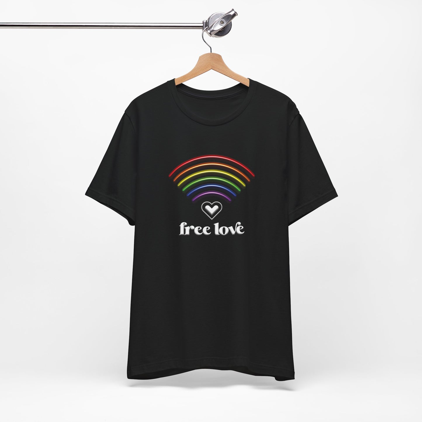 Free Love Rainbow T-Shirt — LGBTQ Pride Tee