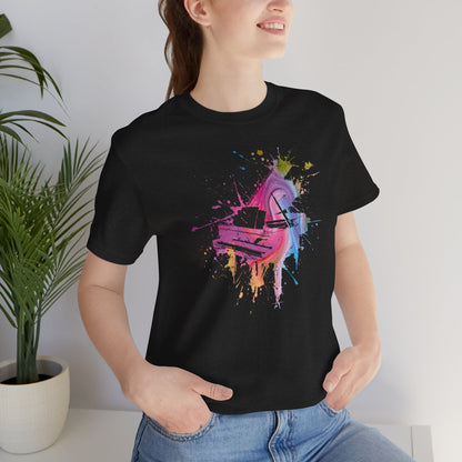 Play me to the Moon T‑Shirt — Colorful Music Lover Tee