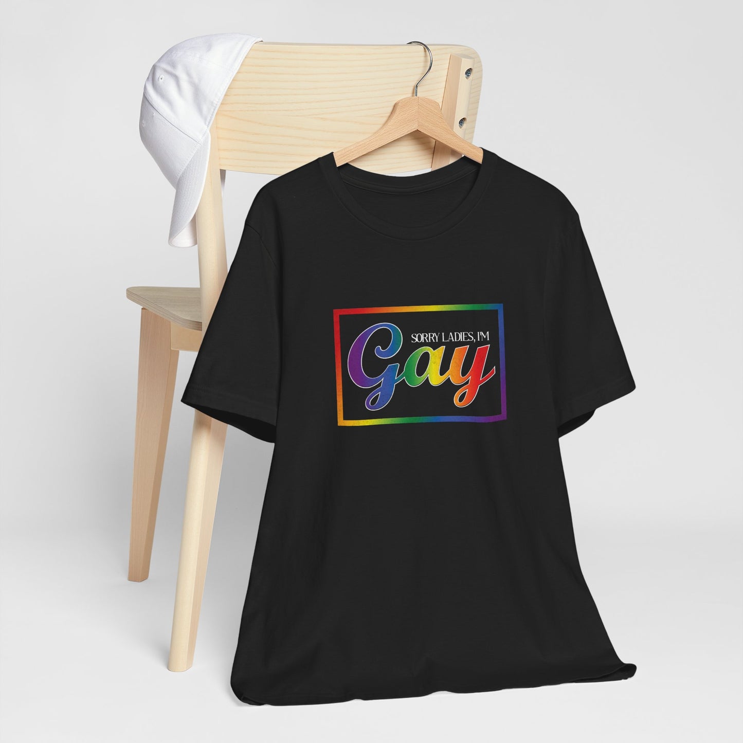 Gay Rainbow Pride Tee — Retro 'Proud to Be Gay' Graphic T-Shirt