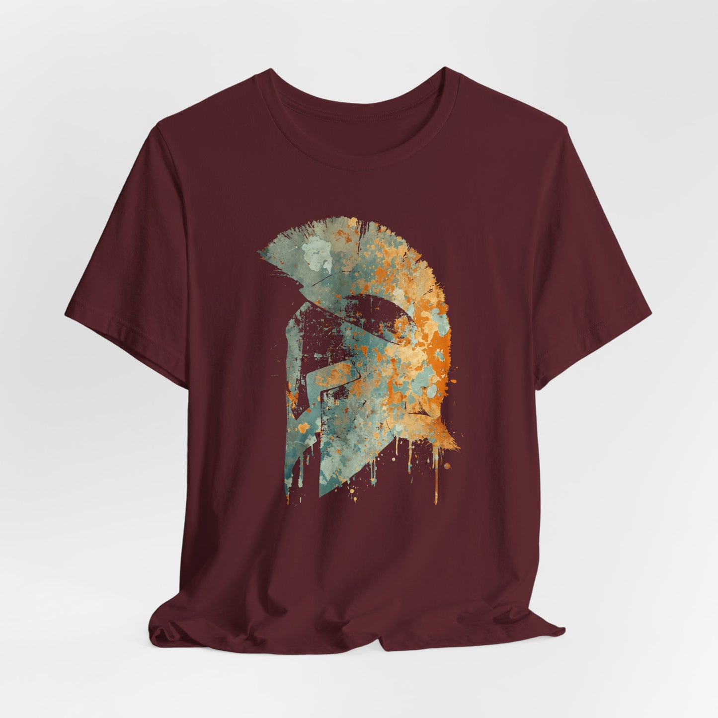 Spartan Helmet T‑Shirt — Rustic Warrior Graphic Tee