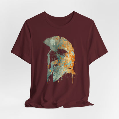 Spartan Helmet T‑Shirt — Rustic Warrior Graphic Tee