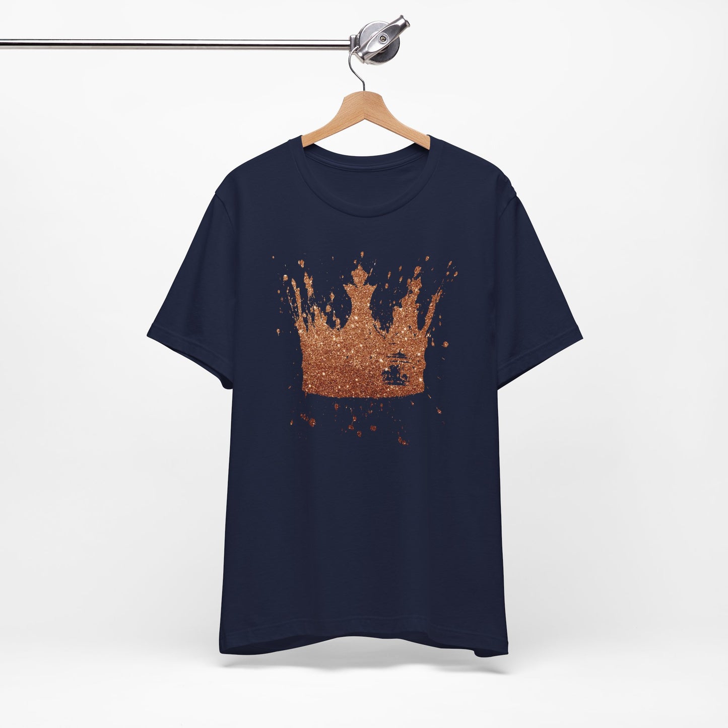 Golden Crown T-Shirt — Vintage Royalty Graphic Tee