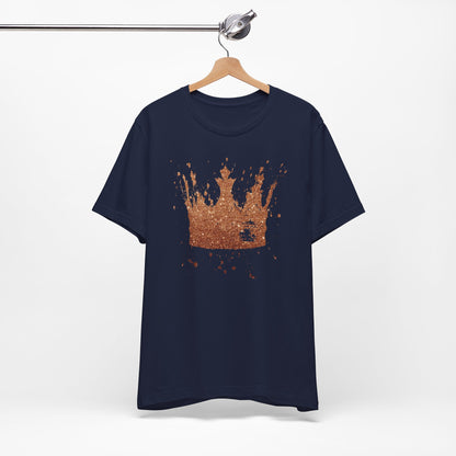 Golden Crown T-Shirt — Vintage Royalty Graphic Tee