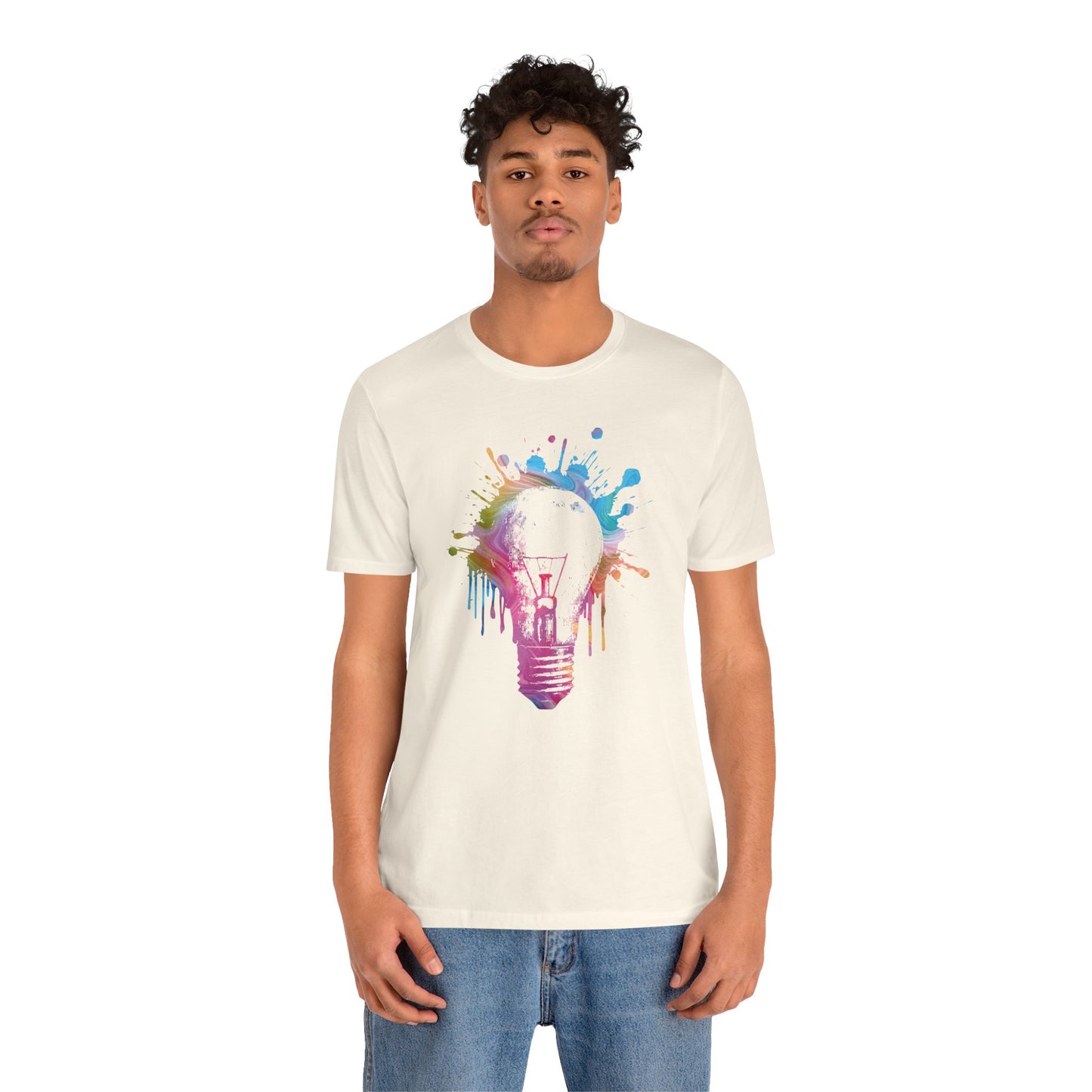 Creative Idea T-Shirt — Colorful Paint Splash Idea Tee