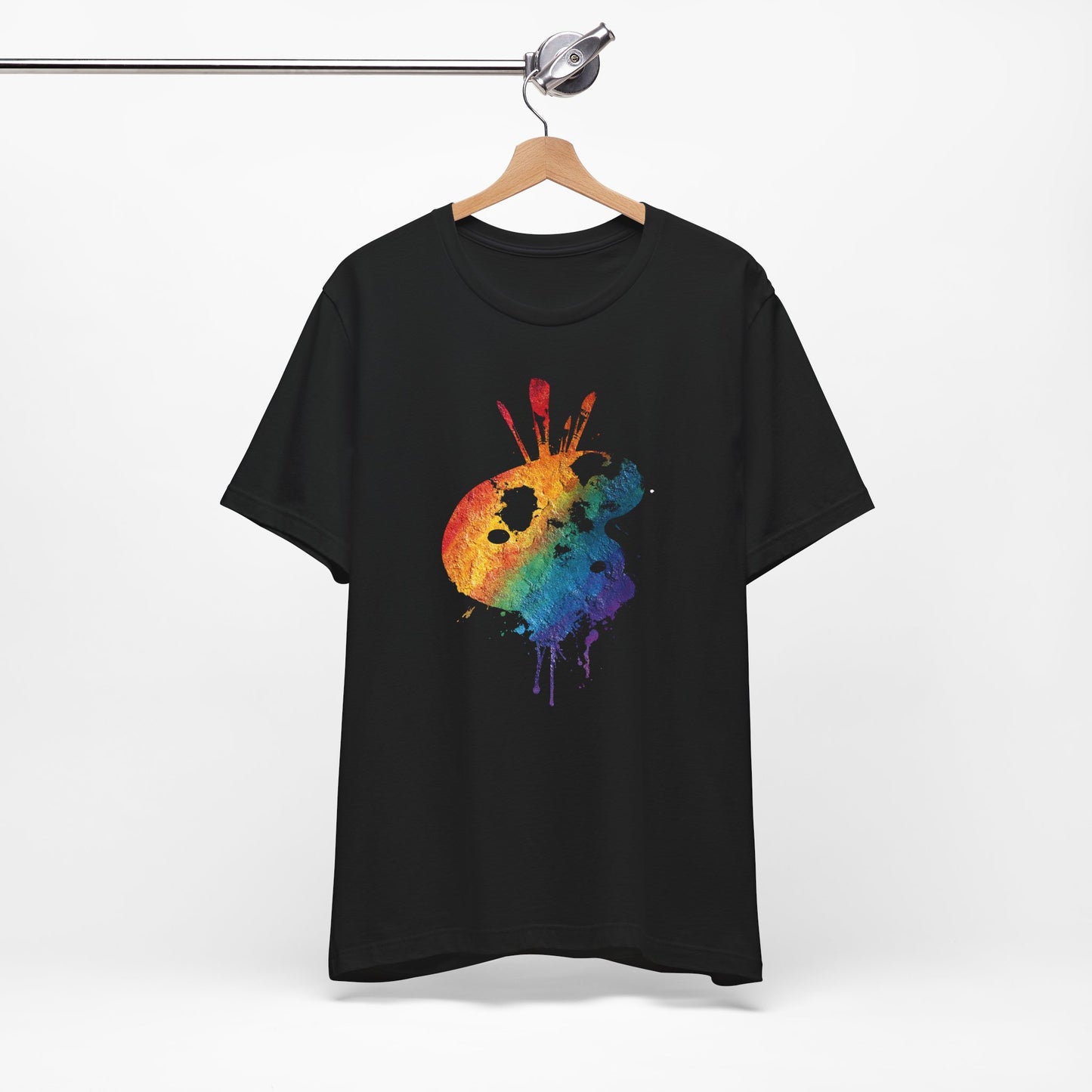 Watercolor Paint Palette T-Shirt — Rainbow Artist Tee