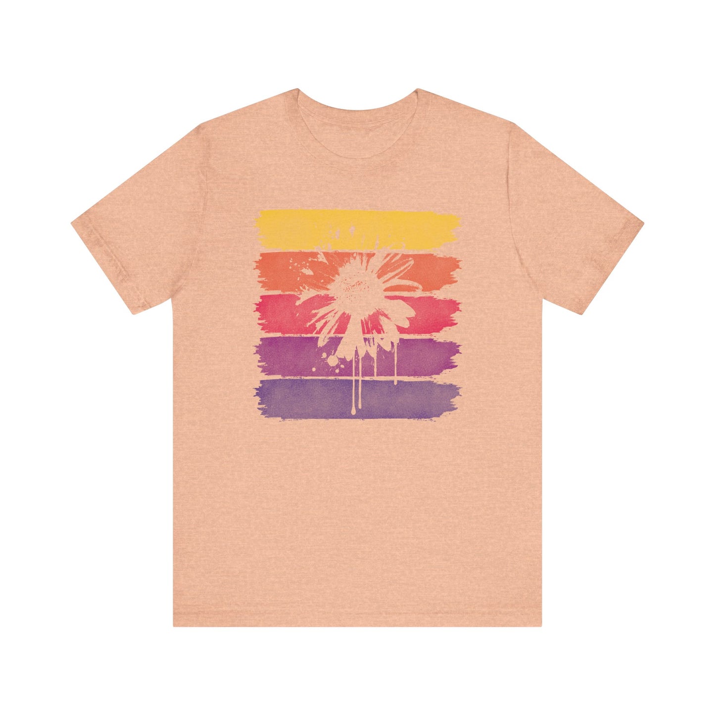 Paint-Splatter Daisy T-Shirt