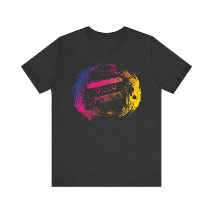 Retro Cassette Tape Tee — Vintage 80s Music Graphic T-Shirt