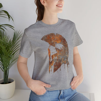 Spartan Helmet T‑Shirt — Rustic Warrior Graphic Tee