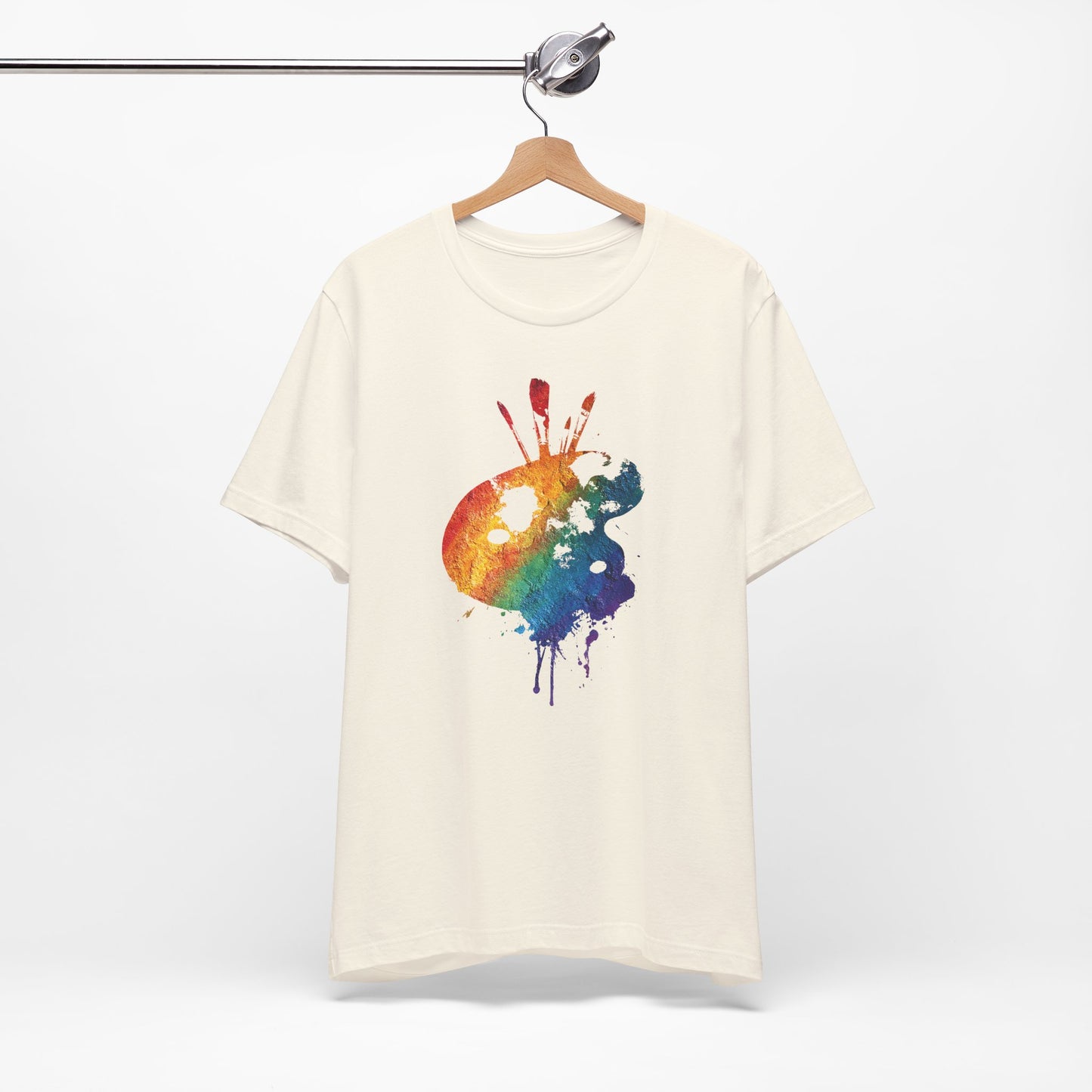 Watercolor Paint Palette T-Shirt — Rainbow Artist Tee