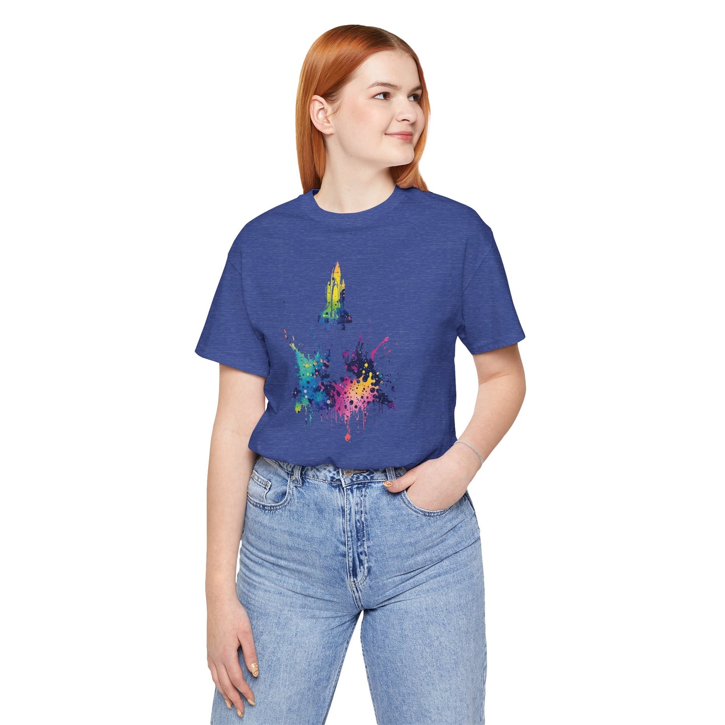 Galaxy Rocket Splash T-Shirt