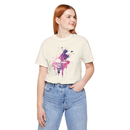 Play me to the Moon T‑Shirt — Colorful Music Lover Tee