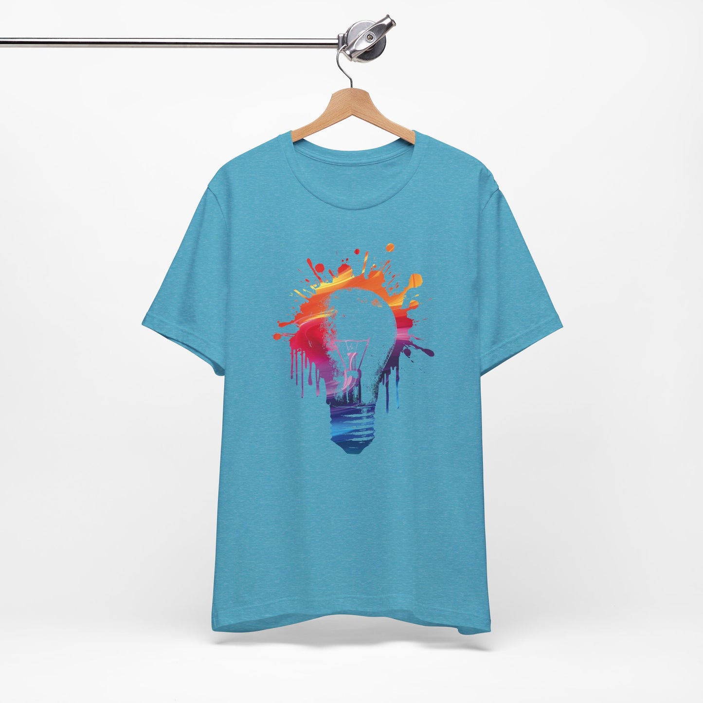 Creative Idea T-Shirt — Colorful Paint Splash Idea Tee