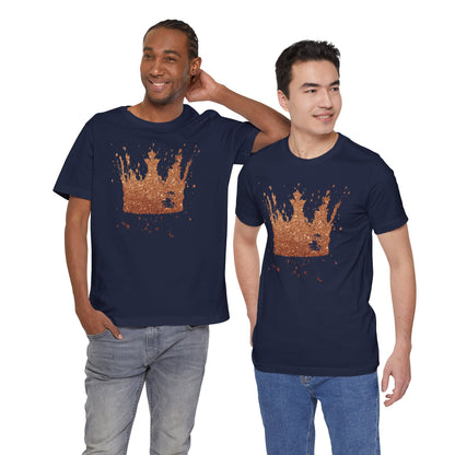 Golden Crown T-Shirt — Vintage Royalty Graphic Tee
