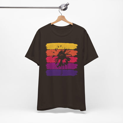 Paint-Splatter Daisy T-Shirt
