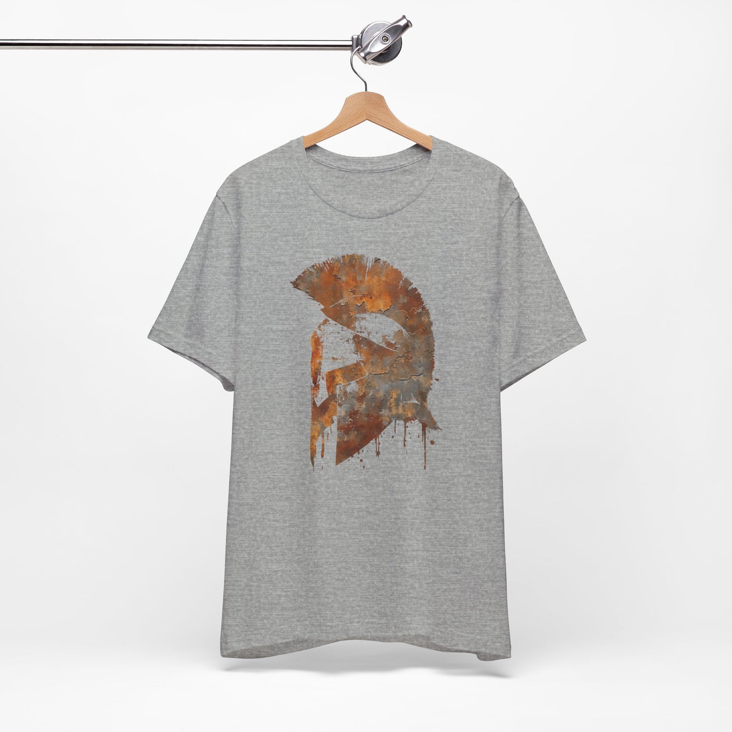 Spartan Helmet T‑Shirt — Rustic Warrior Graphic Tee