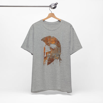 Spartan Helmet T‑Shirt — Rustic Warrior Graphic Tee