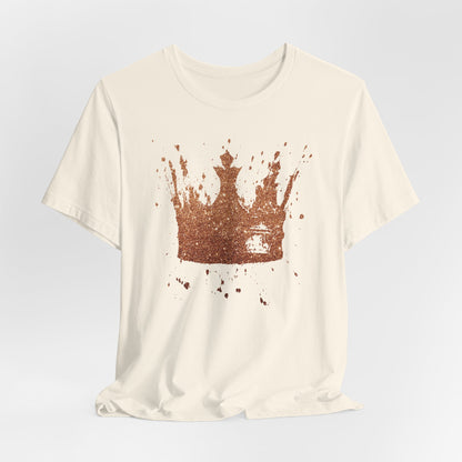 Golden Crown T-Shirt — Vintage Royalty Graphic Tee