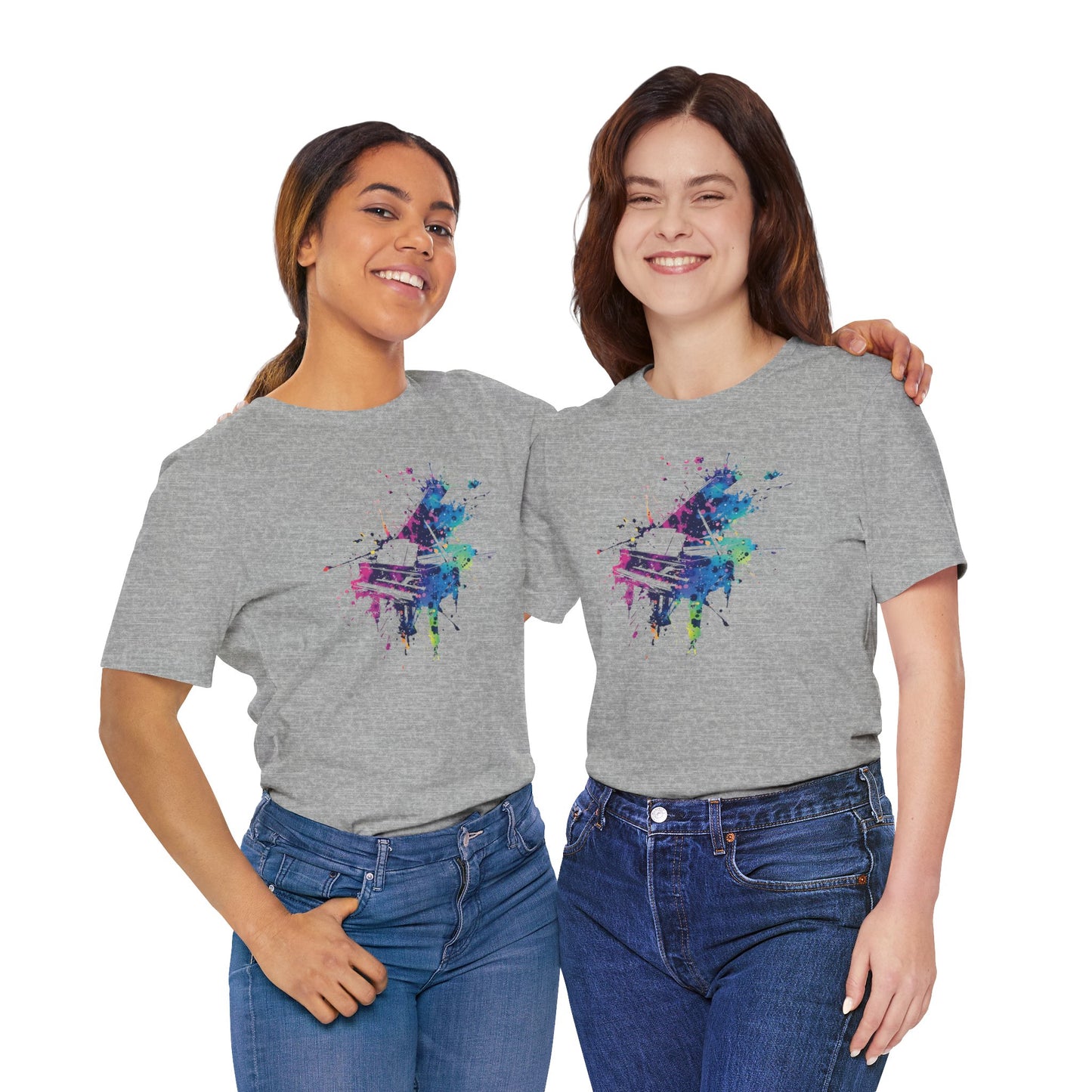 Play me to the Moon T‑Shirt — Colorful Music Lover Tee