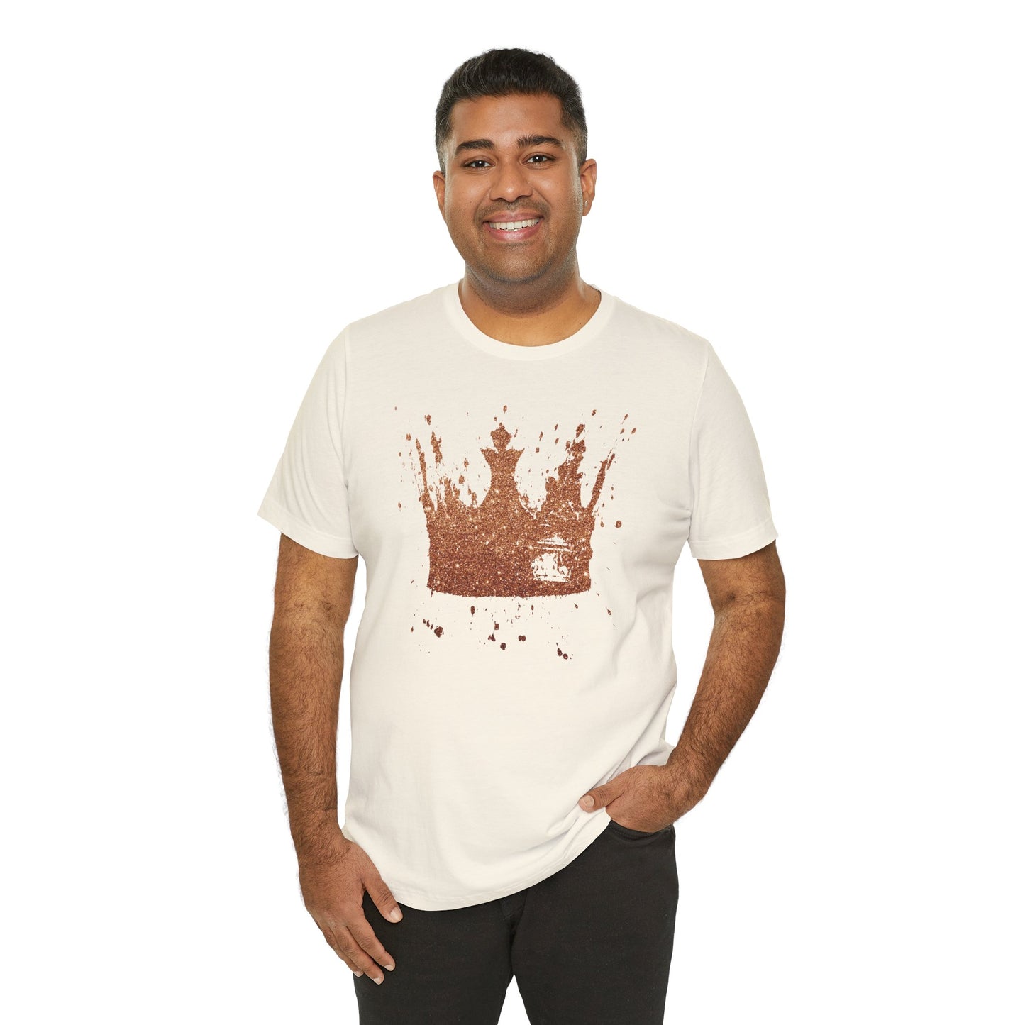 Golden Crown T-Shirt — Vintage Royalty Graphic Tee
