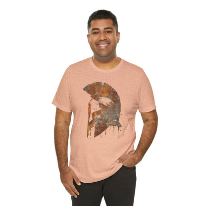 Spartan Helmet T‑Shirt — Rustic Warrior Graphic Tee