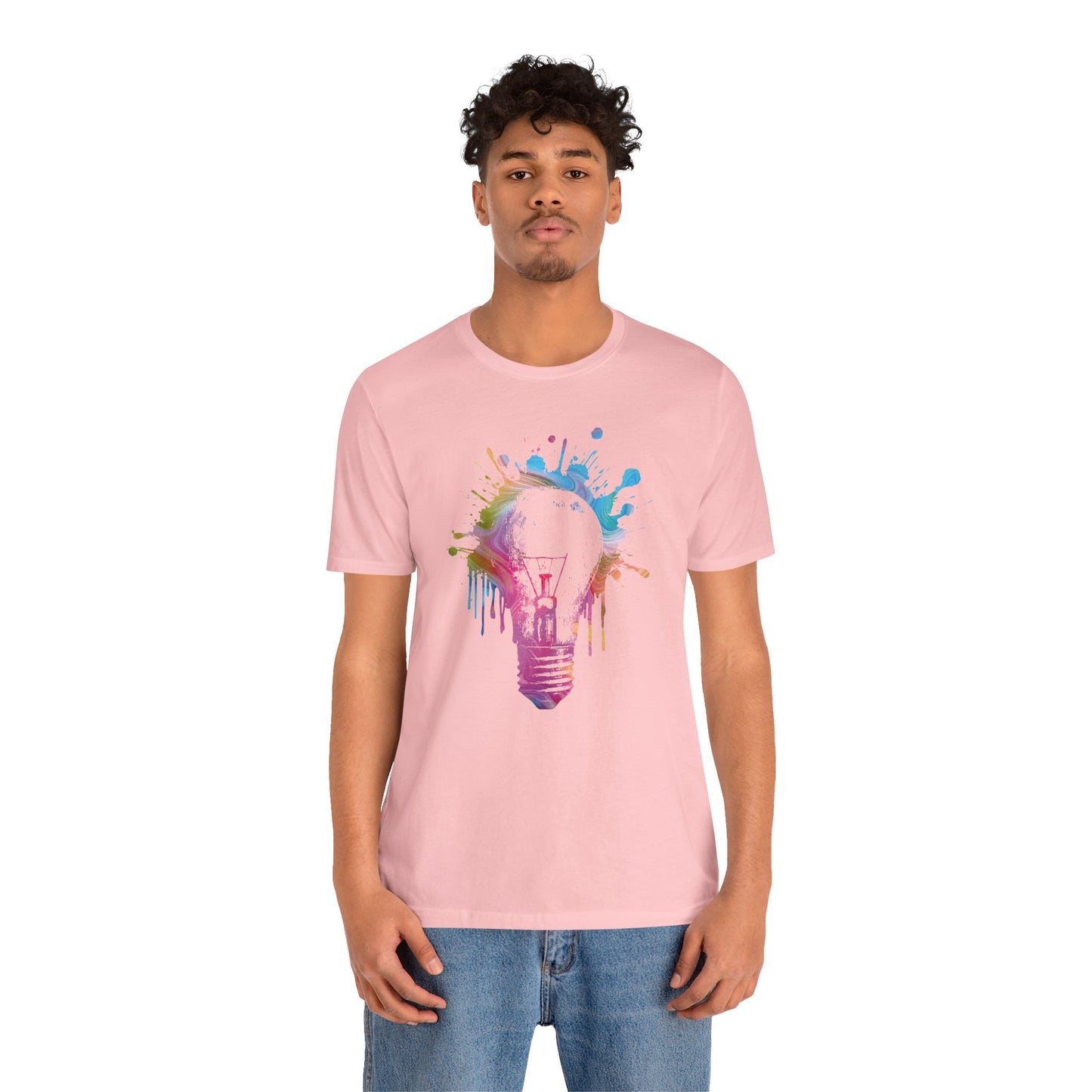 Creative Idea T-Shirt — Colorful Paint Splash Idea Tee