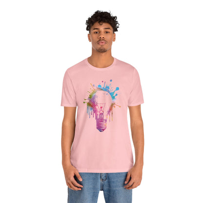Creative Idea T-Shirt — Colorful Paint Splash Idea Tee