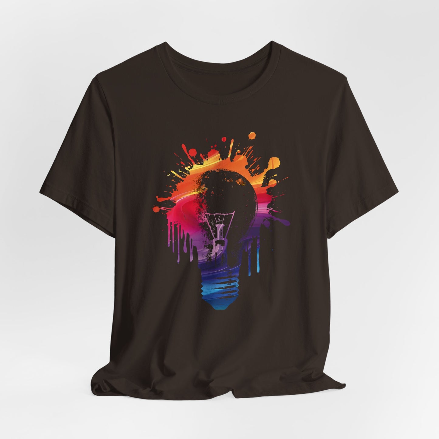 Creative Idea T-Shirt — Colorful Paint Splash Idea Tee
