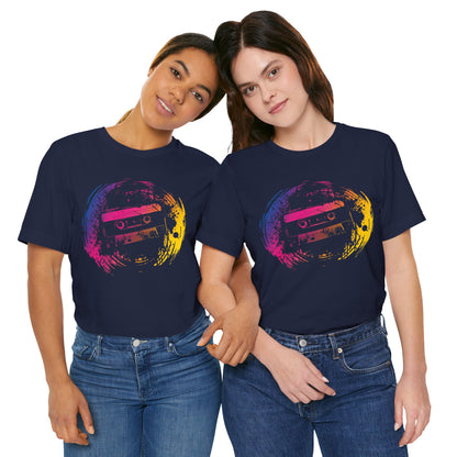Retro Cassette Tape Tee — Vintage 80s Music Graphic T-Shirt