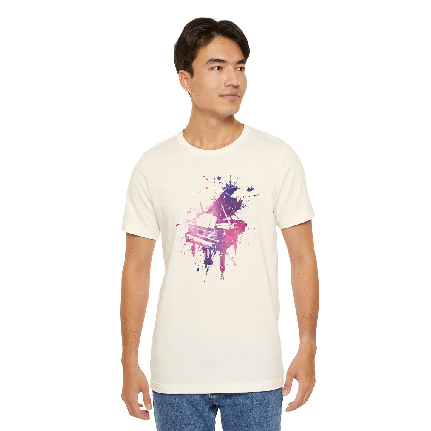 Play me to the Moon T‑Shirt — Colorful Music Lover Tee