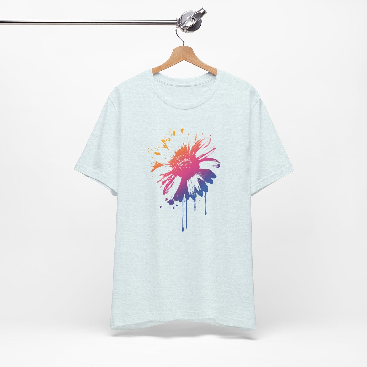 Paint-Splatter Daisy T-Shirt
