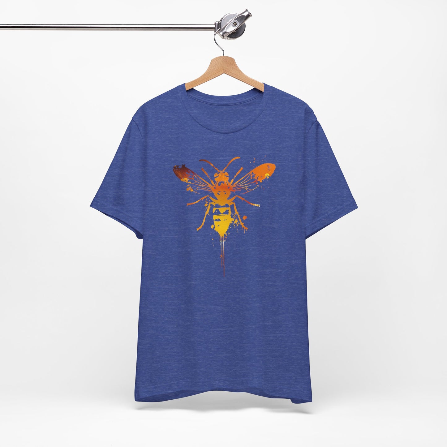 Sting Like a Bee Graphic Tee — Orange Watercolor Bee Shirt