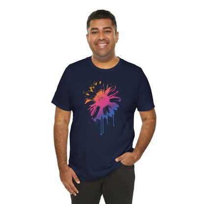 Paint-Splatter Daisy T-Shirt