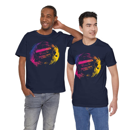 Retro Cassette Tape Tee — Vintage 80s Music Graphic T-Shirt