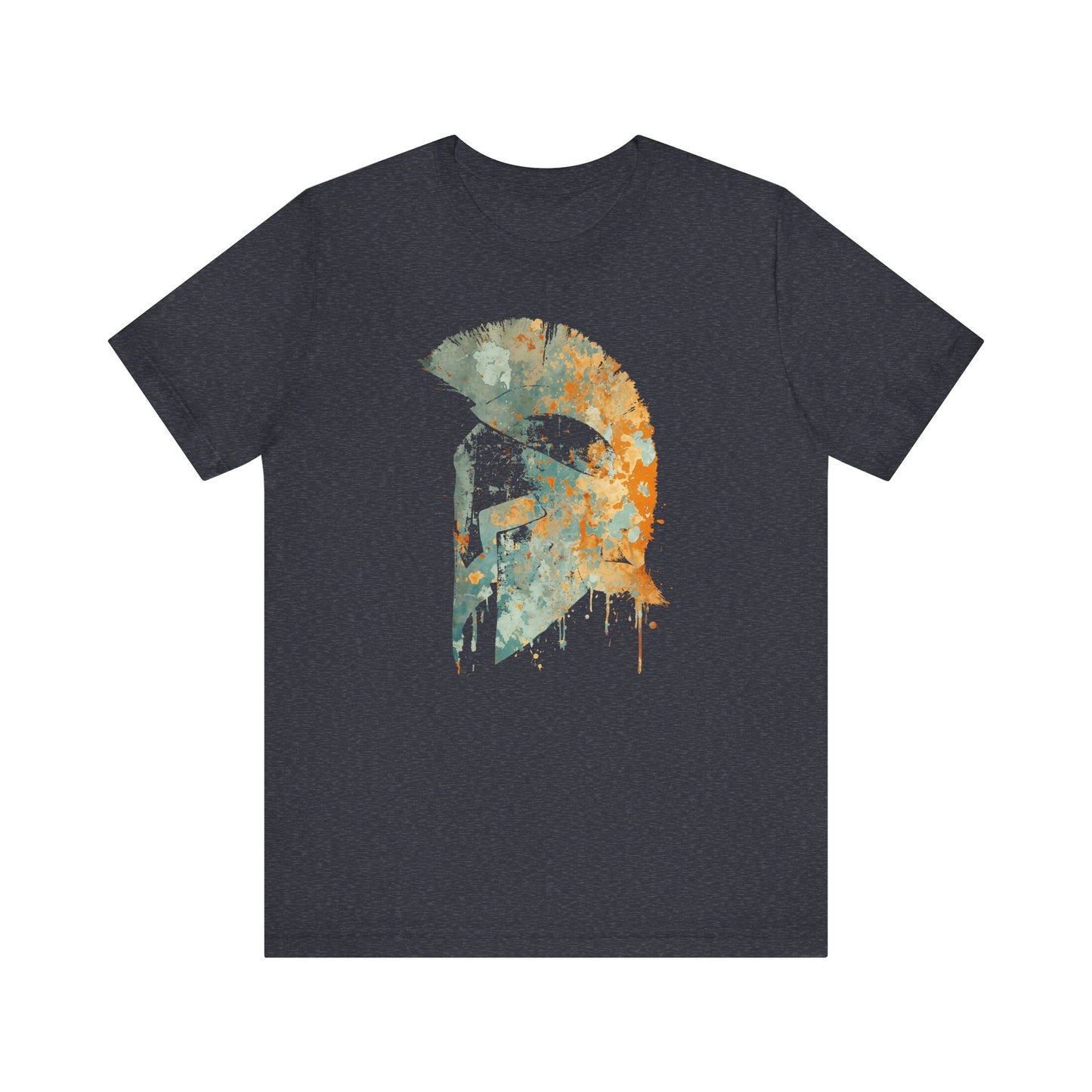 Spartan Helmet T‑Shirt — Rustic Warrior Graphic Tee
