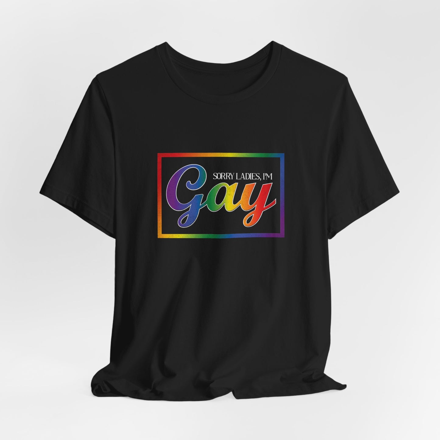 Gay Rainbow Pride Tee — Retro 'Proud to Be Gay' Graphic T-Shirt