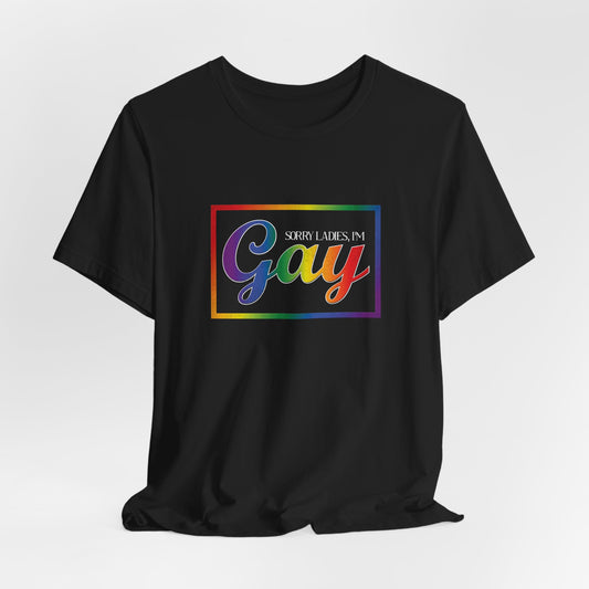 Gay Rainbow Pride Tee — Retro 'Proud to Be Gay' Graphic T-Shirt