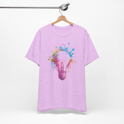 Creative Idea T-Shirt — Colorful Paint Splash Idea Tee