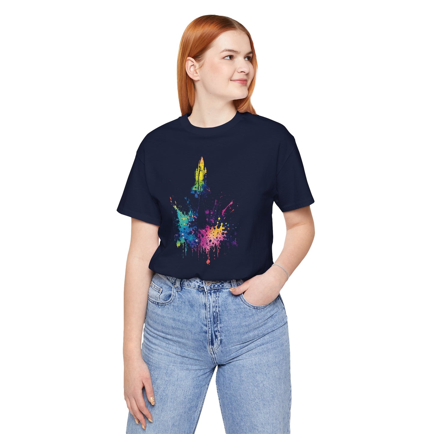 Galaxy Rocket Splash T-Shirt