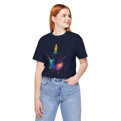 Galaxy Rocket Splash T-Shirt
