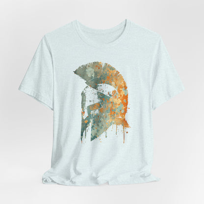 Spartan Helmet T‑Shirt — Rustic Warrior Graphic Tee