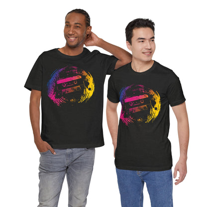 Retro Cassette Tape Tee — Vintage 80s Music Graphic T-Shirt
