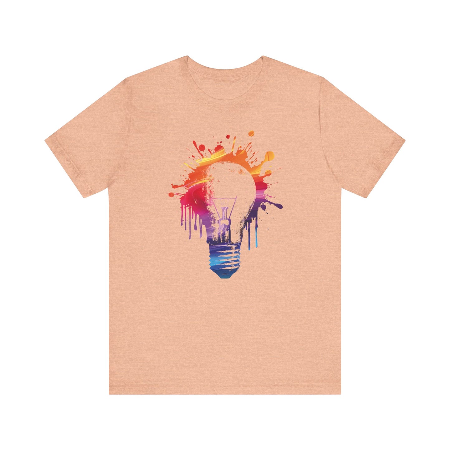 Creative Idea T-Shirt — Colorful Paint Splash Idea Tee