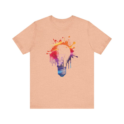 Creative Idea T-Shirt — Colorful Paint Splash Idea Tee