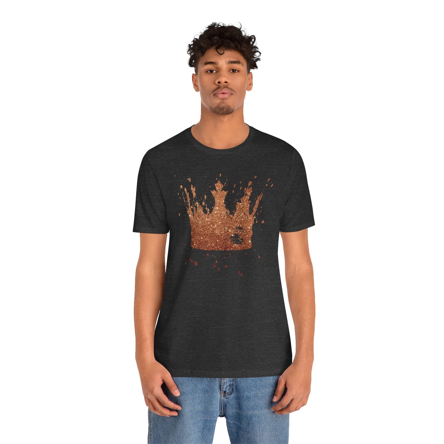 Golden Crown T-Shirt — Vintage Royalty Graphic Tee
