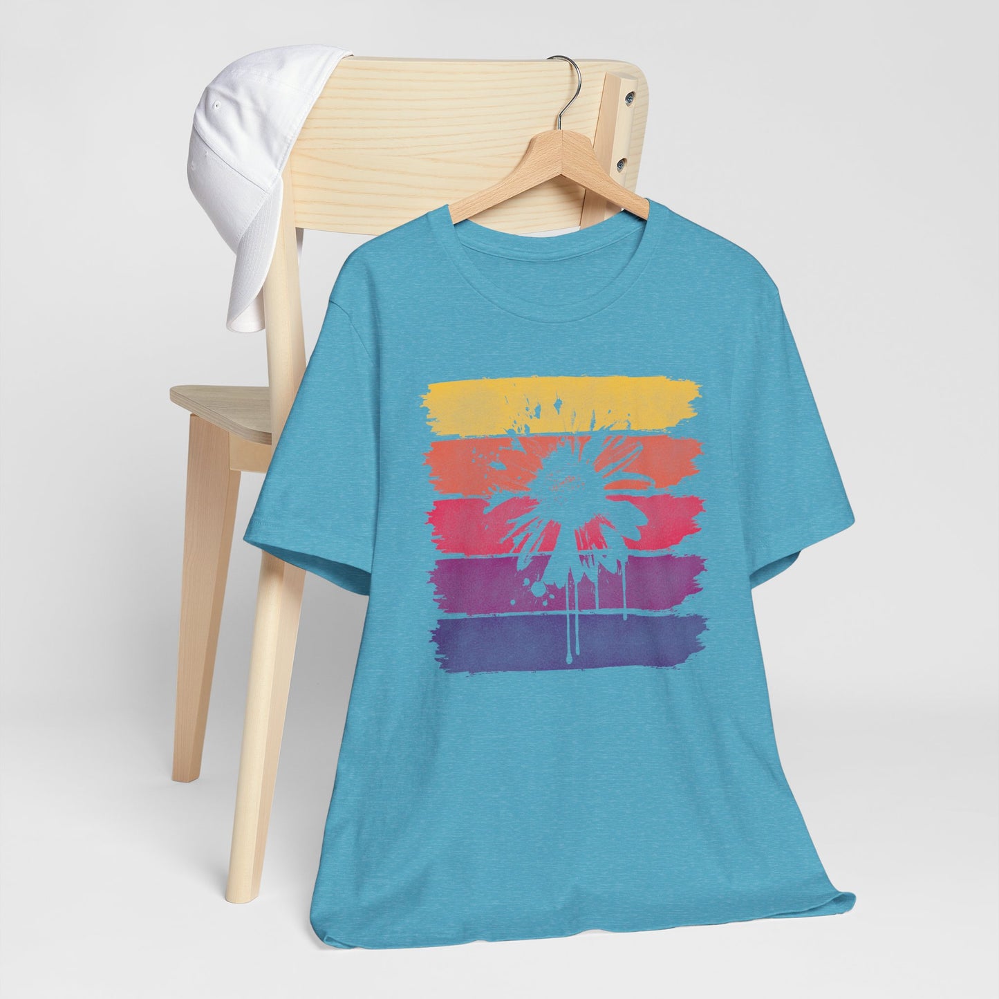 Paint-Splatter Daisy T-Shirt