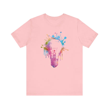Creative Idea T-Shirt — Colorful Paint Splash Idea Tee