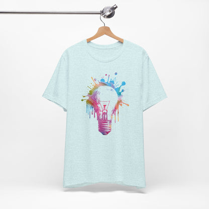 Creative Idea T-Shirt — Colorful Paint Splash Idea Tee