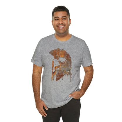 Spartan Helmet T‑Shirt — Rustic Warrior Graphic Tee