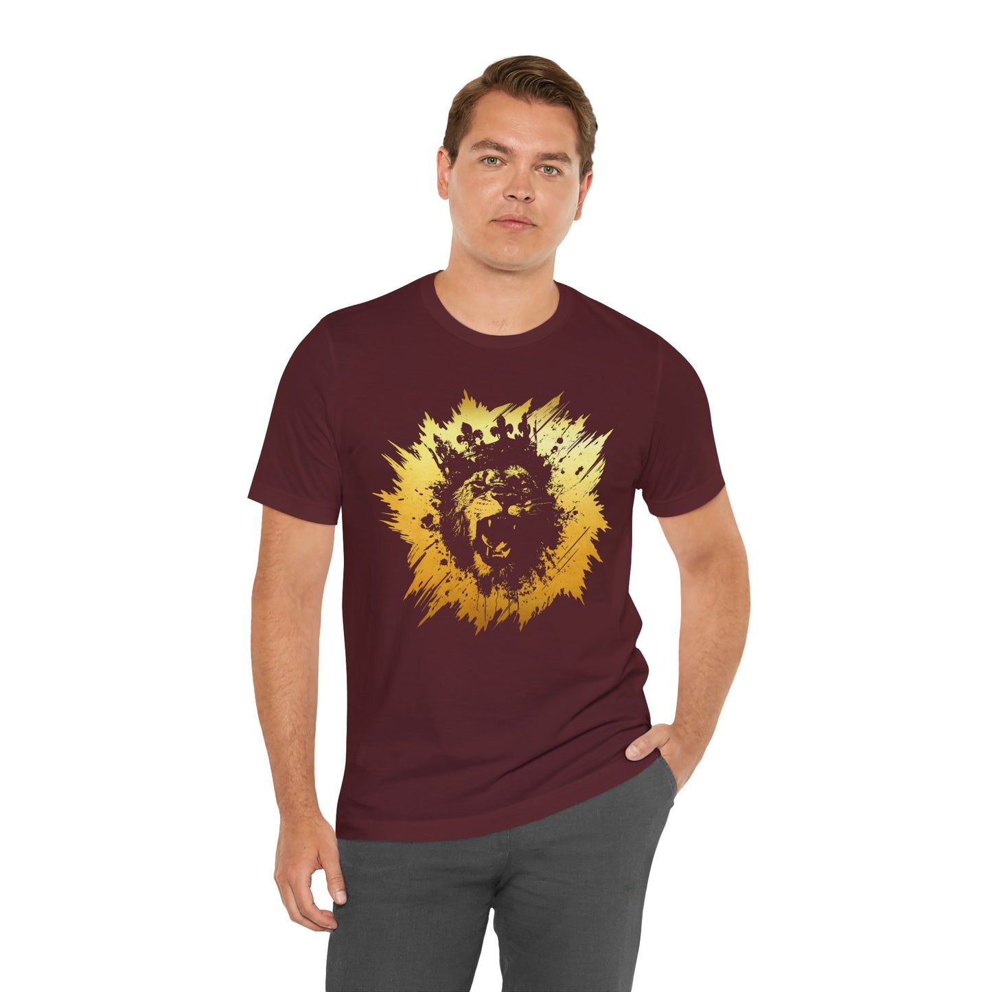 Golden King T-Shirt — Grunge King Graphic Tee