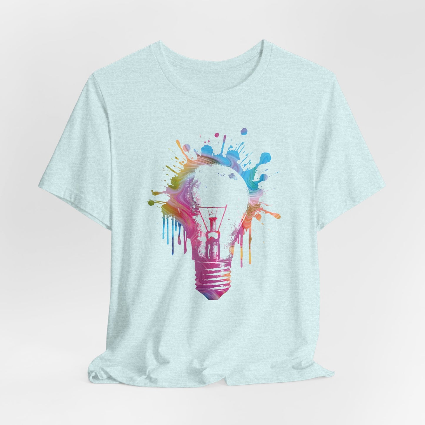 Creative Idea T-Shirt — Colorful Paint Splash Idea Tee